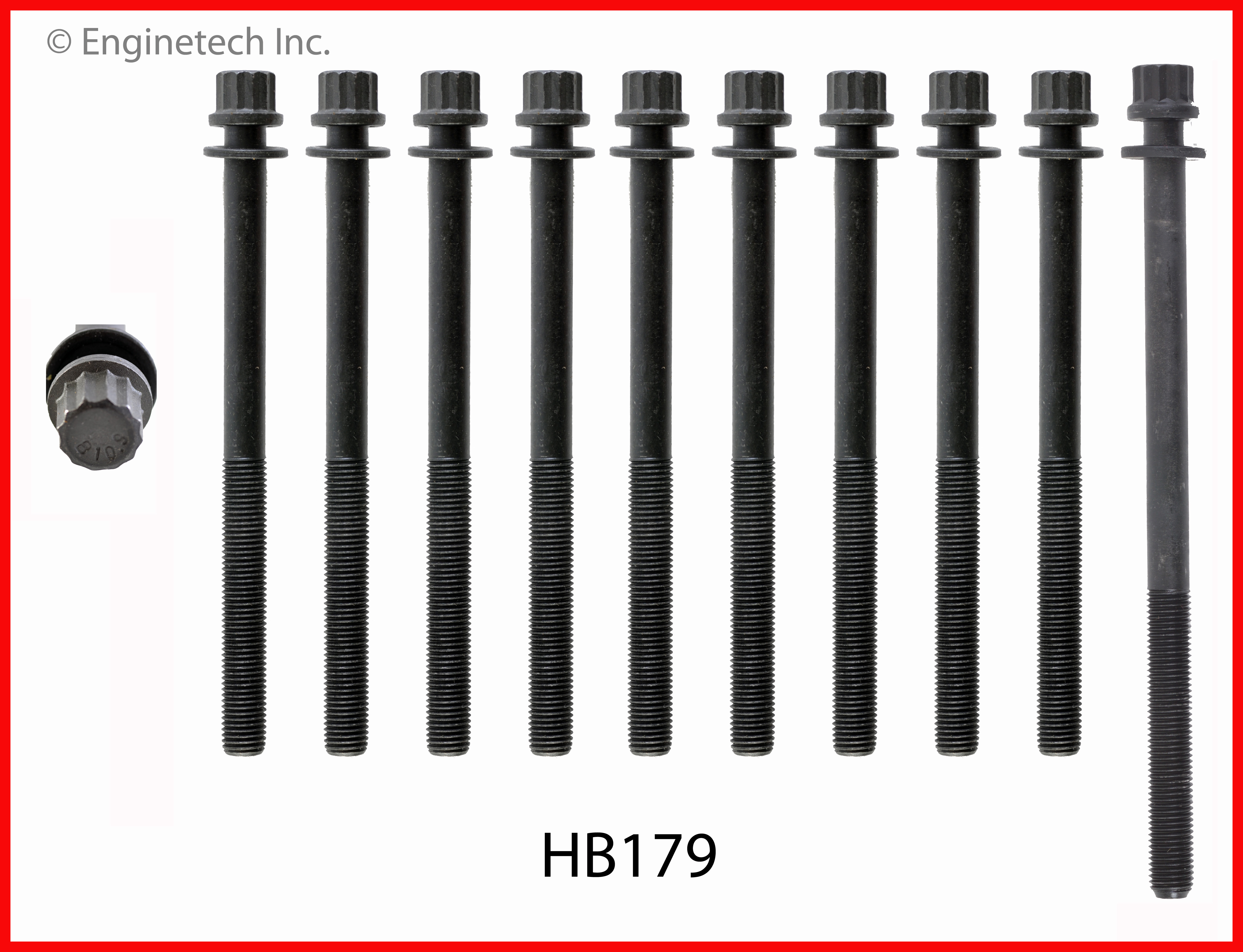 Engine Cylinder Head Bolt Set