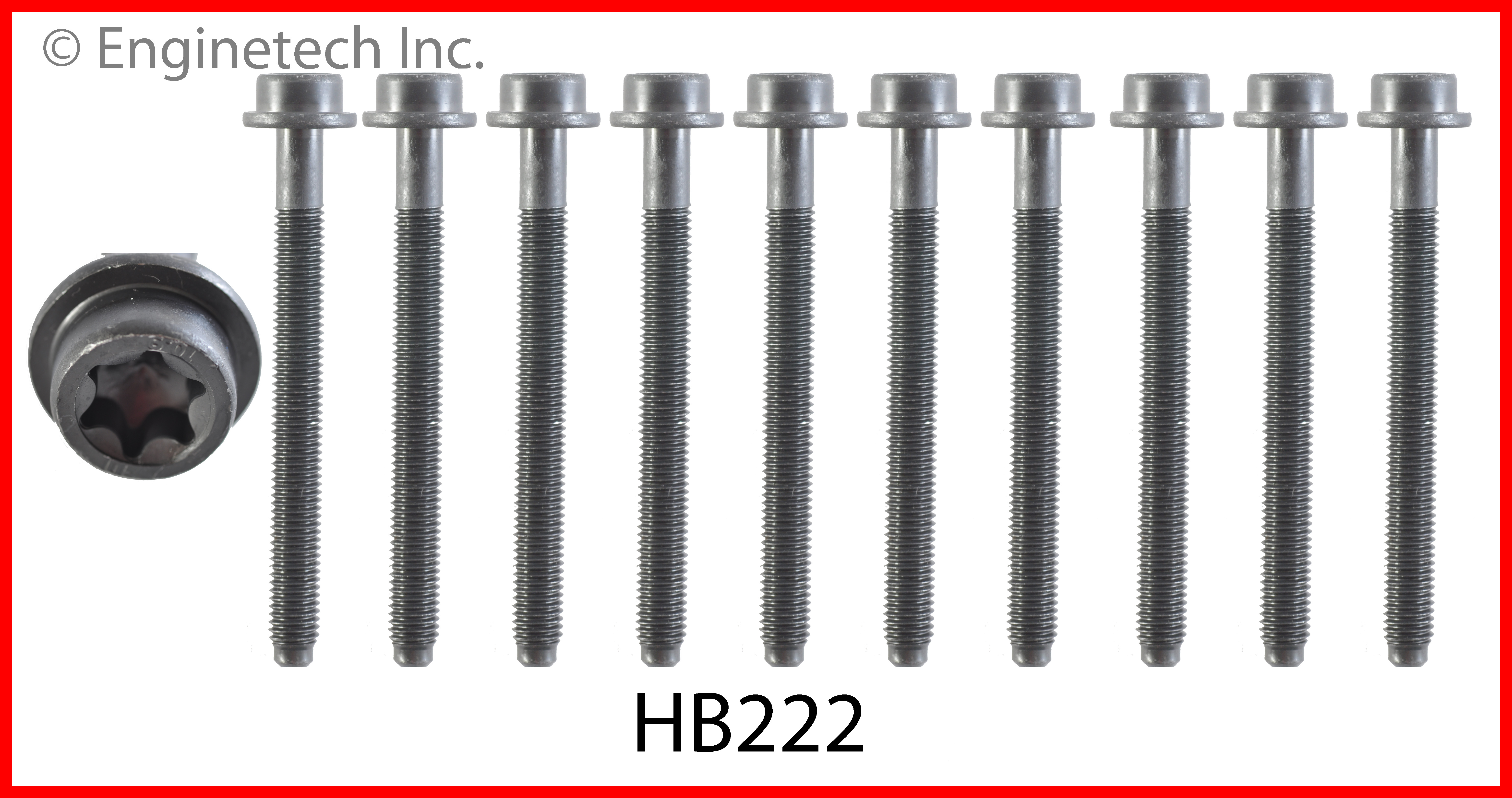 Engine Cylinder Head Bolt Set