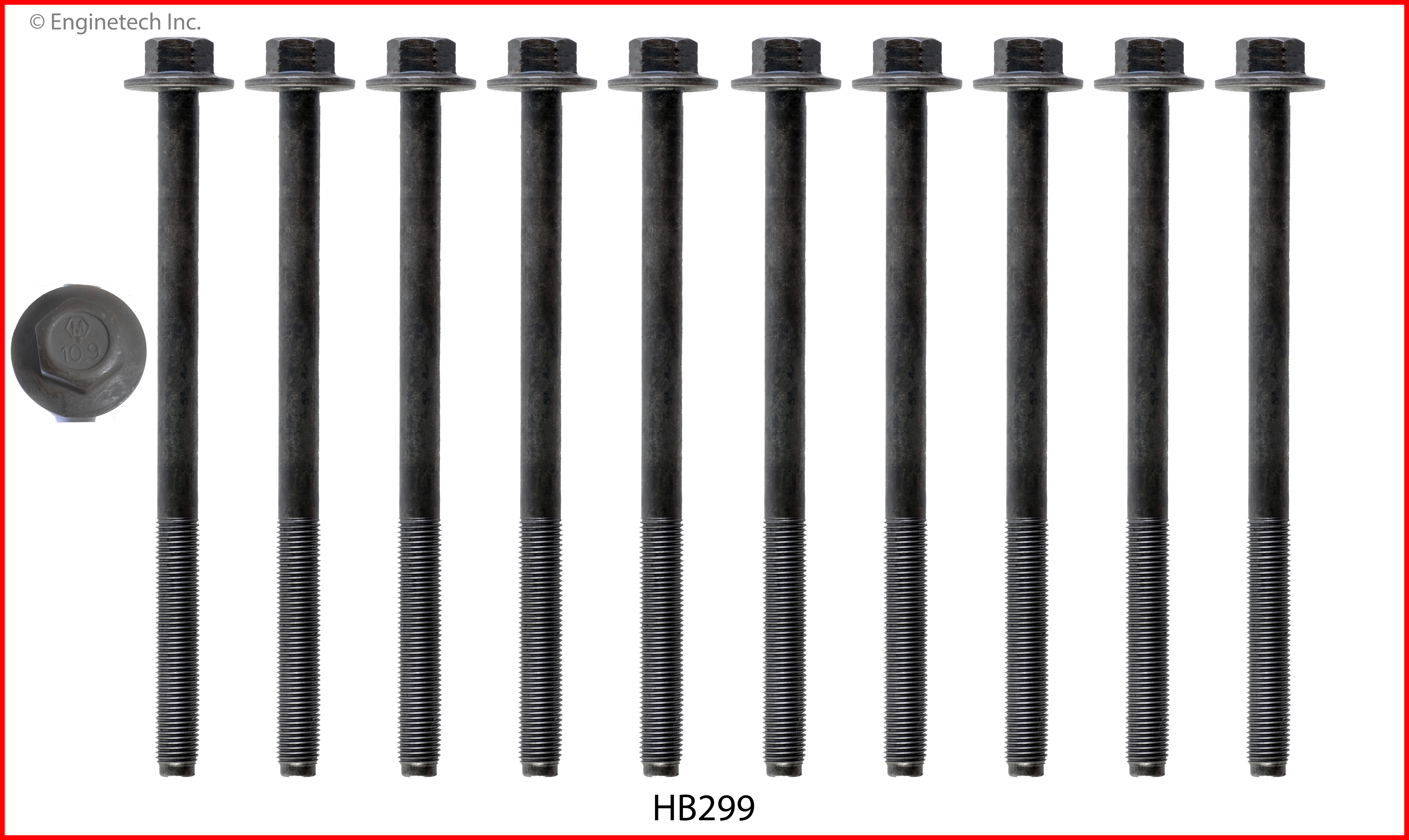 Engine Cylinder Head Bolt Set