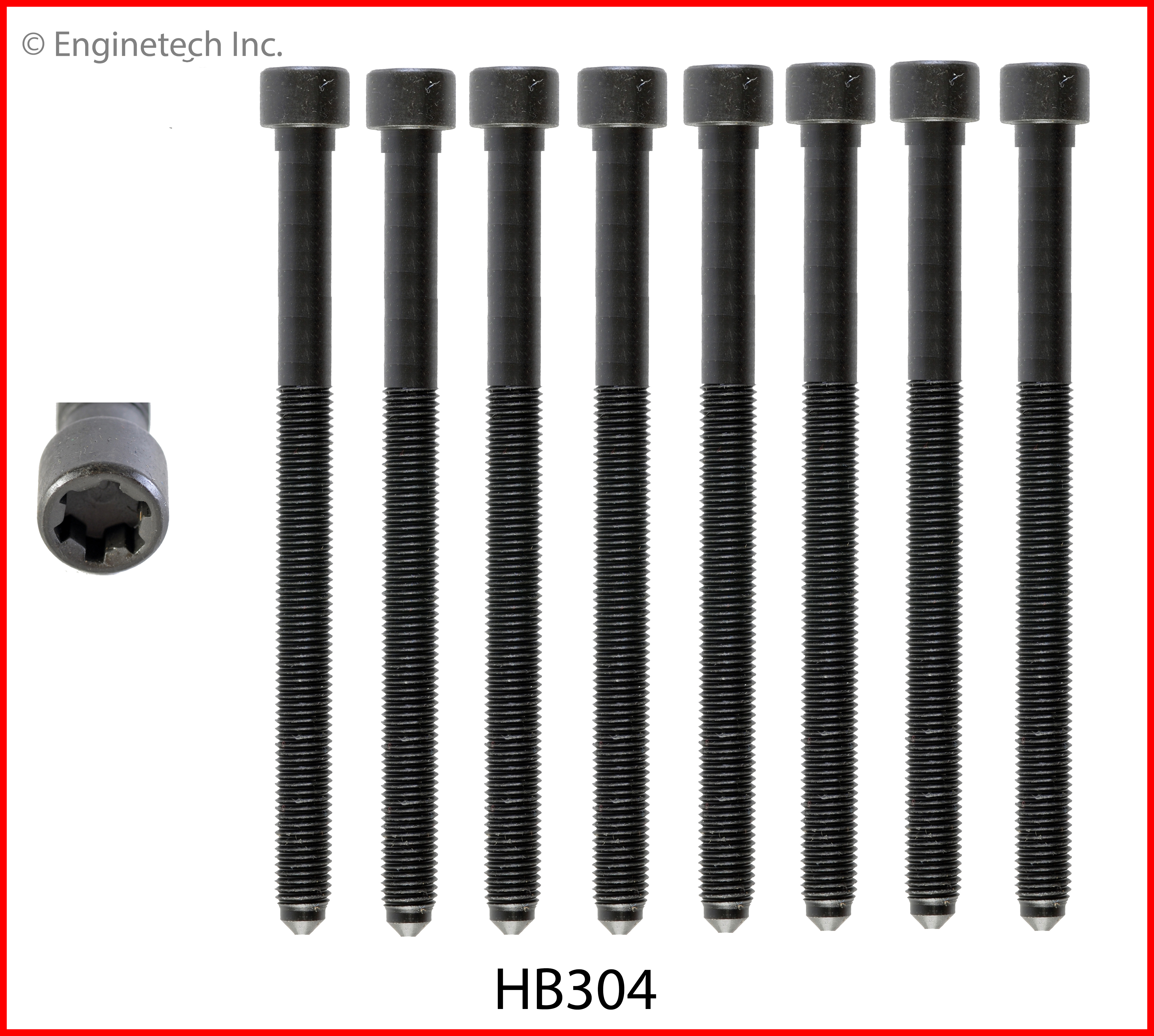 Engine Cylinder Head Bolt Set