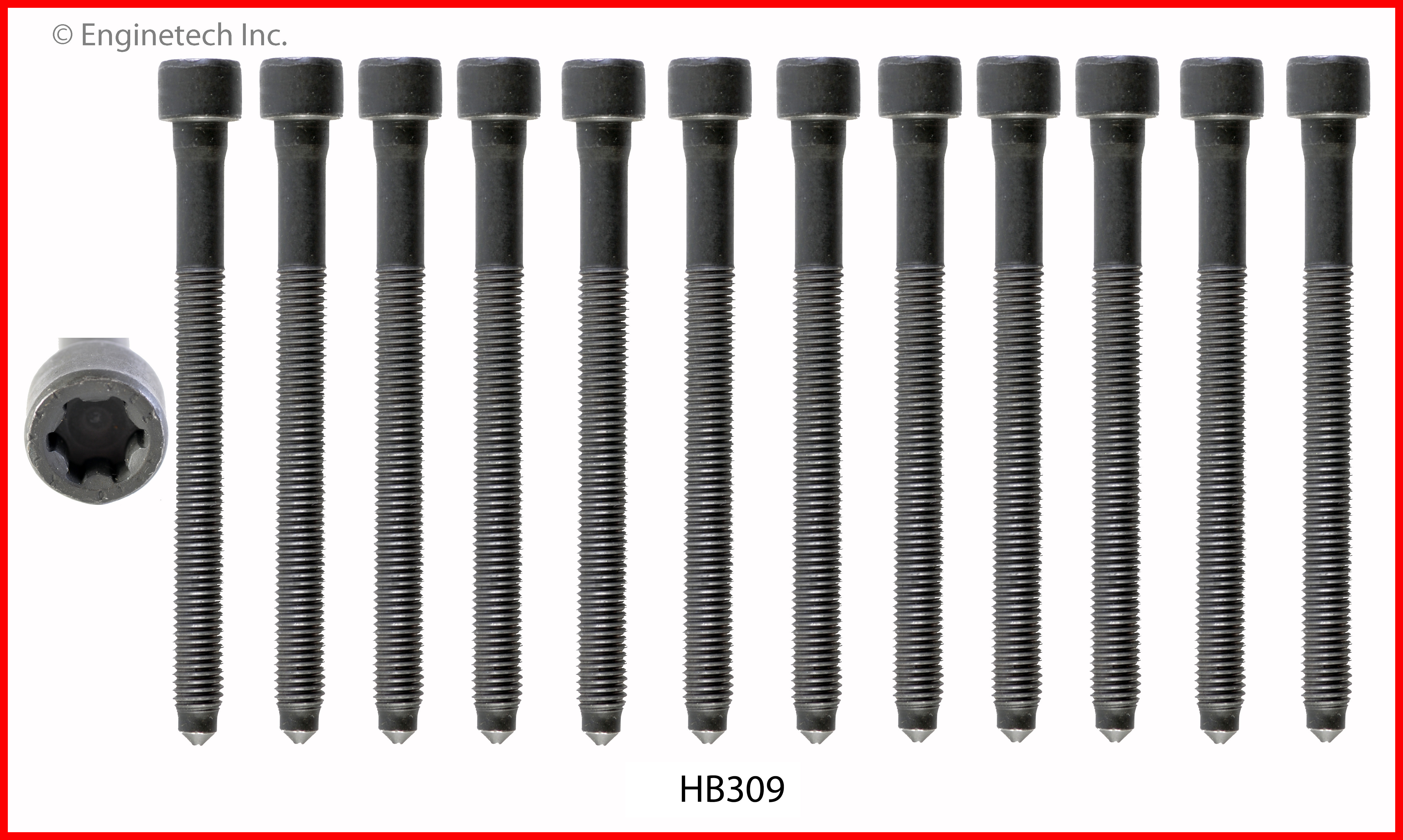 Engine Cylinder Head Bolt Set