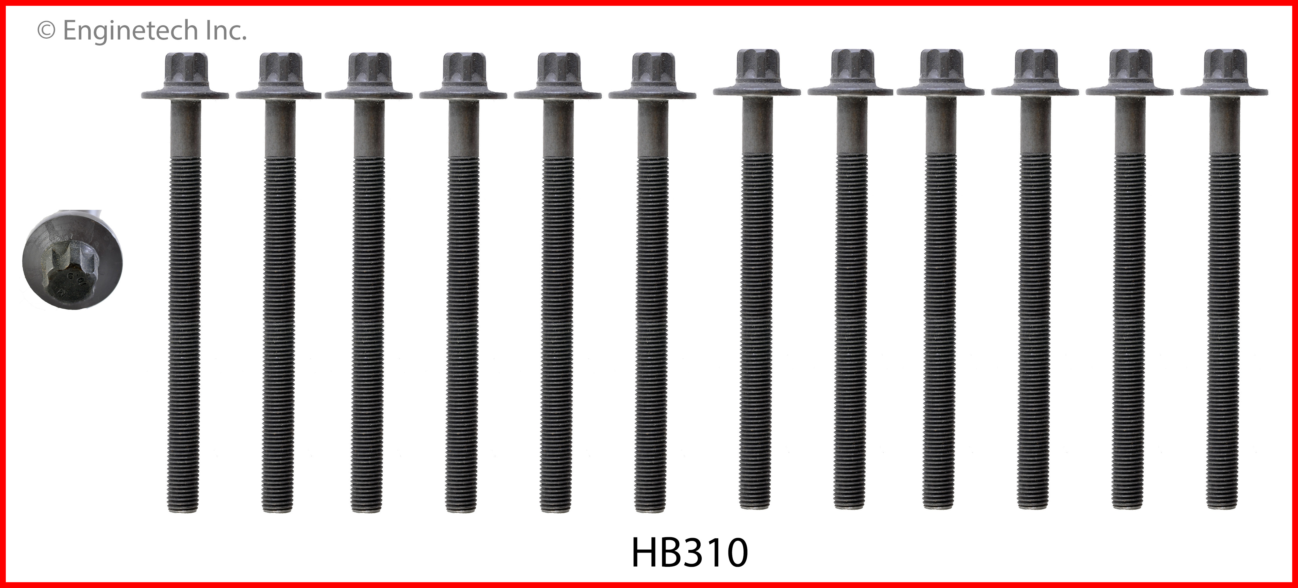 Engine Cylinder Head Bolt Set